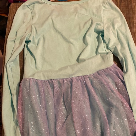 Disneys Frozen II Elsa and Anna Girls Long Sleeve Tutu Dress - Picture 5 of 8